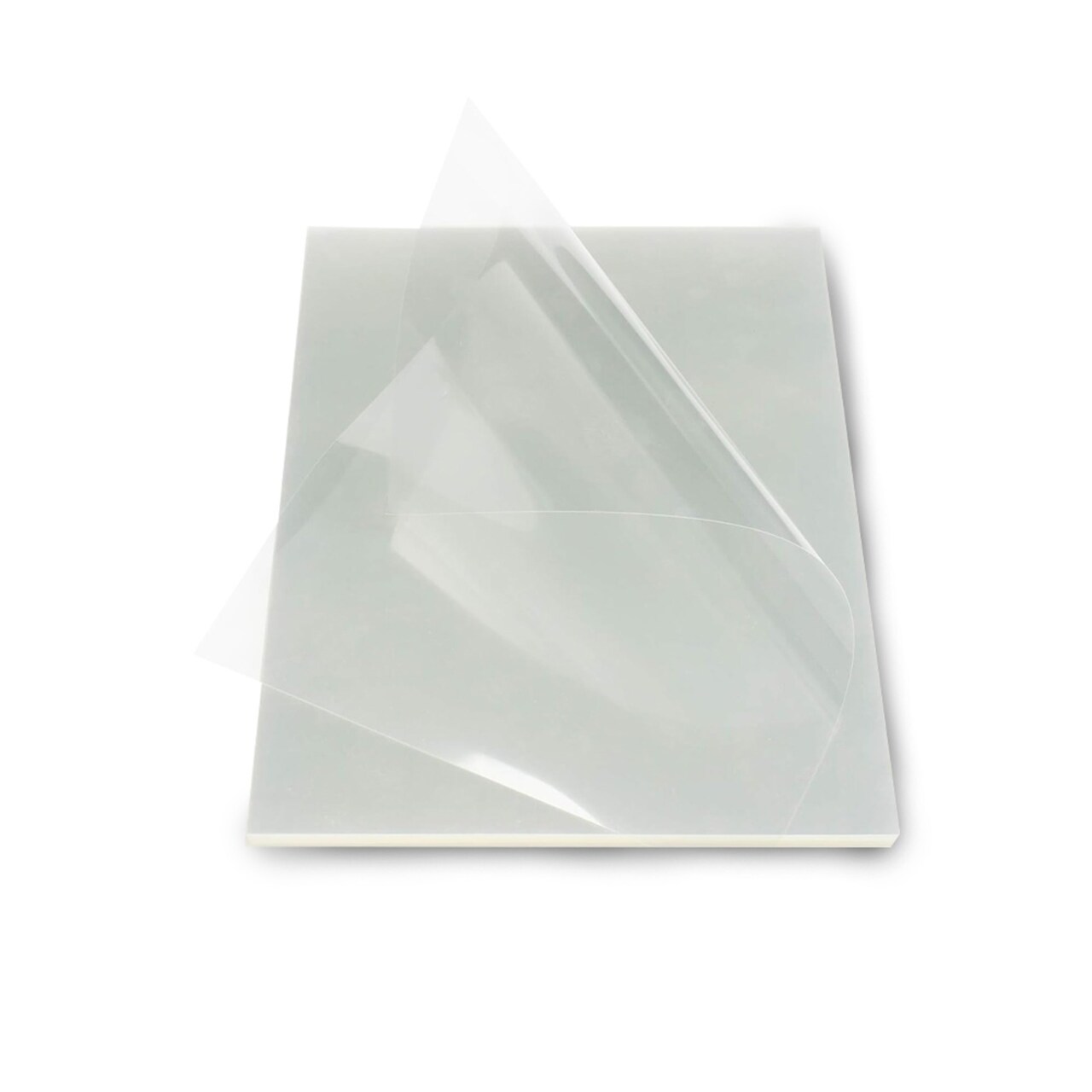 School Smart Laser Transparency Film without Sensing Strip, 8-1/2 x 11 Inches, Clear, Pack of 50